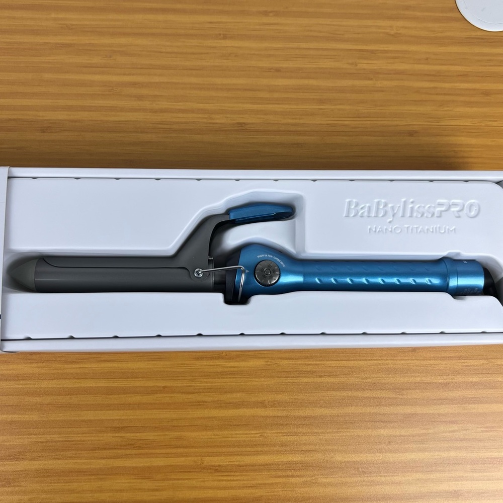 BaBylissPRO Nano Titanium Spring Curling Iron 1 Inch